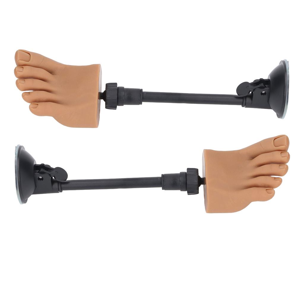 Силиконовая модель стопы для практики нейл-арта, модель стопы для обучения наращиванию ногтей, силиконовая модель половины стопы со ста