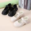 Girls' Leather Shoes Mary Janes 2024 Spring  Autumn New British Soft Sole Children's Shoes Children's Princess Shoes Flat Shoes