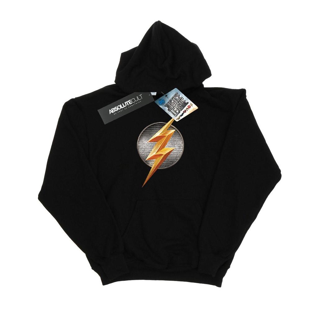 DC Comics Womens/Ladies Justice League Movie Flash Emblem Hoodie