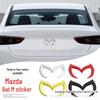 Наклейка с логотипом на хвосте автомобиля для Mazda 3M6 Atez с логотипом Bat M и логотипом Angkesaila Center Grid.