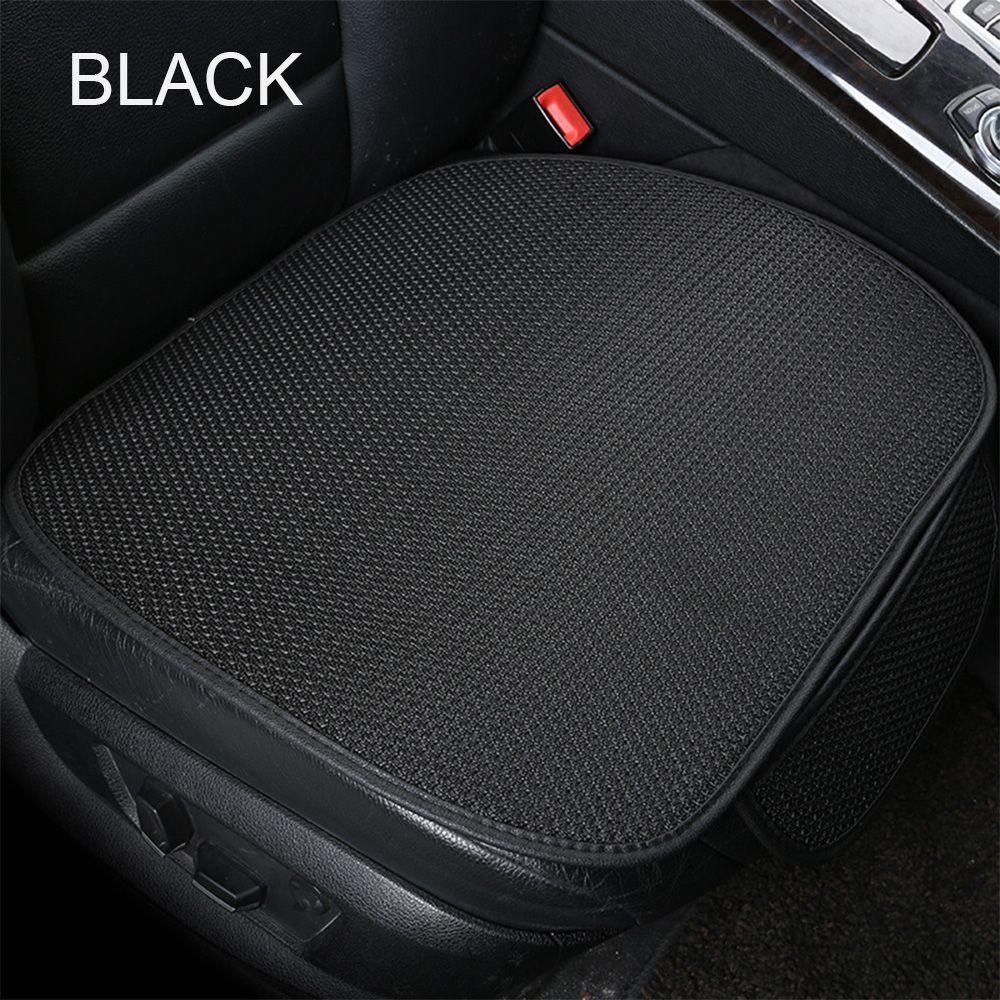 Подушка-мат для сиденья из ледяного шелка для авто, подушка для пассажирского сиденья, автомобильные коврики, переднее сиденье