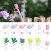 Straw Tips Airtight Cartoon Plugs Cover Drinking Dust Cap Silicone Straw Plug Cup Accessories