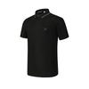 Golf Series Casual Comfortable Short Sleeve Polo Shirt Men Tops Deep-Black A11M535103F-BK