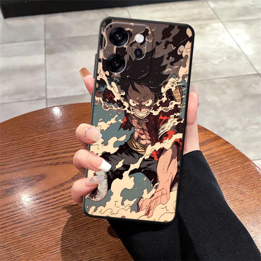 Чехол для телефона для Oppo A74 A84 A76 Reno 4F 5 6 7 8 10 11 14 F9 F11 F29 A96 A83 A98 A93 A78 Крутой Аниме Луффи
