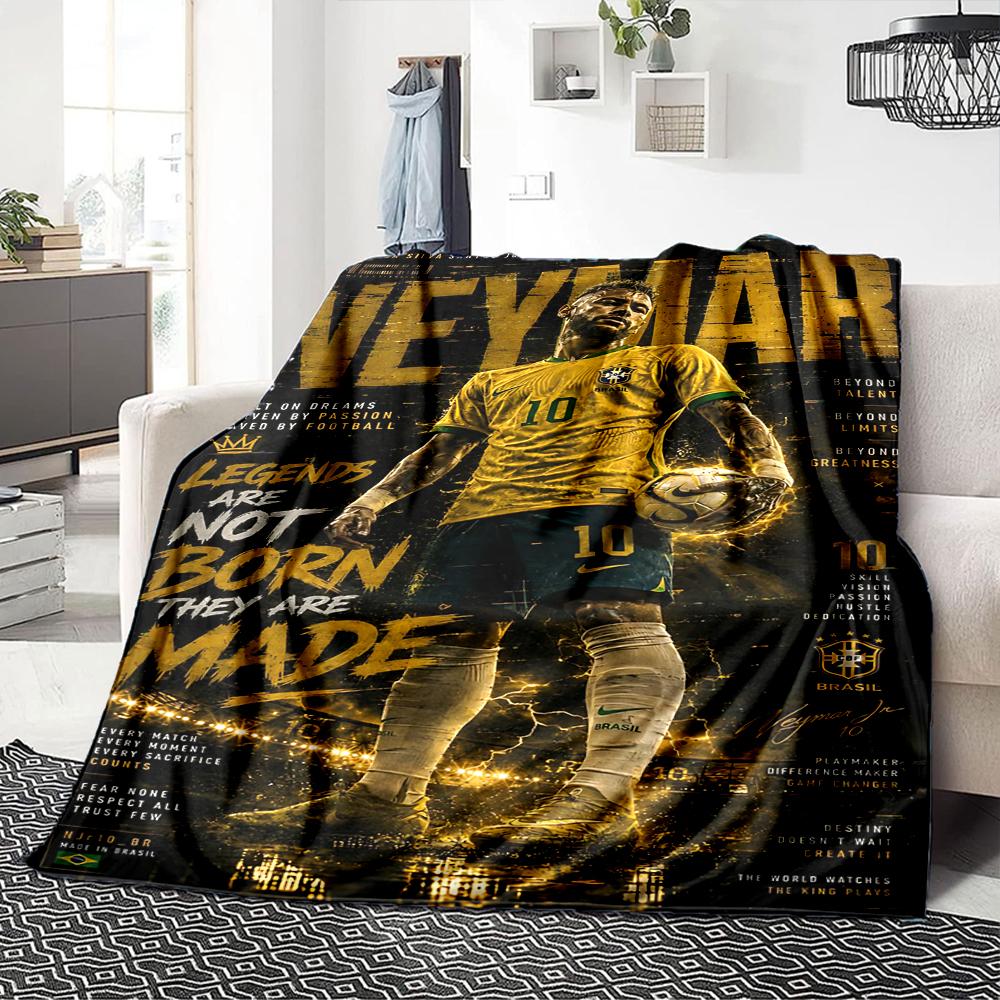 Legends Made Not Born printed flannel breathable and warm blanket, a stylish home gift, suitable for home, office and bedspread use. 15a14