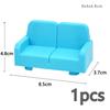 Big Size Building Blocks Figuers Furniture House Table Chair TV Bed Sofa Door Bathroom Kitchen Pillar Large Brick Toys Duploes
