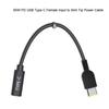 Professional USB-C 15cm Type-C Female To Square Slim Tip Power Cord Charging Cable PD Charger