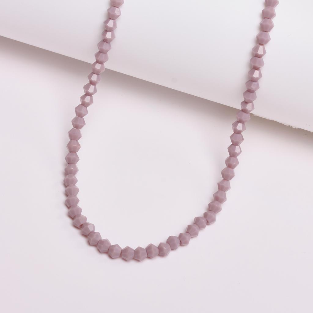 Earrings Jewelry Making Fashion Headwear Crystal Glass Solid Color Diamond DIY Pointed Beads Handmade 4mm Accessories Material 1 String Decorative