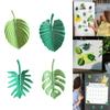 4 Pieces Monstera Plant Fridge Magnets Tropical Leaves Refrigerator Magnets Cute Magnets For Locker Fridge Home Decor