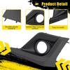 Left Fog Light Bezel Cover Compatible with Subaru Crosstrek 2018-, Left Driver Side Lamp Trim Cover with Fog Light Hole Replaces 57731FL092 SU1038121