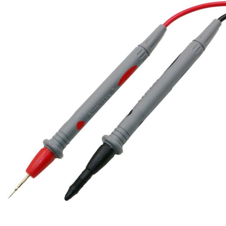 1 Pair Gold-plated Copper Needle Table Pen Probe Test Leads Pin Universal Digital Multimeter Multi Meter Tester Lead Probe Wire Pen Cable