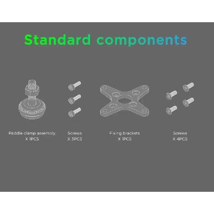 Hobbywing SkyWalker 2312 2316 2320 Brushless Motor 860KV/980KV/1100KV/1250KV/1400KV/2450KV 3-4S for RC Drone Airplane Fixed-wing