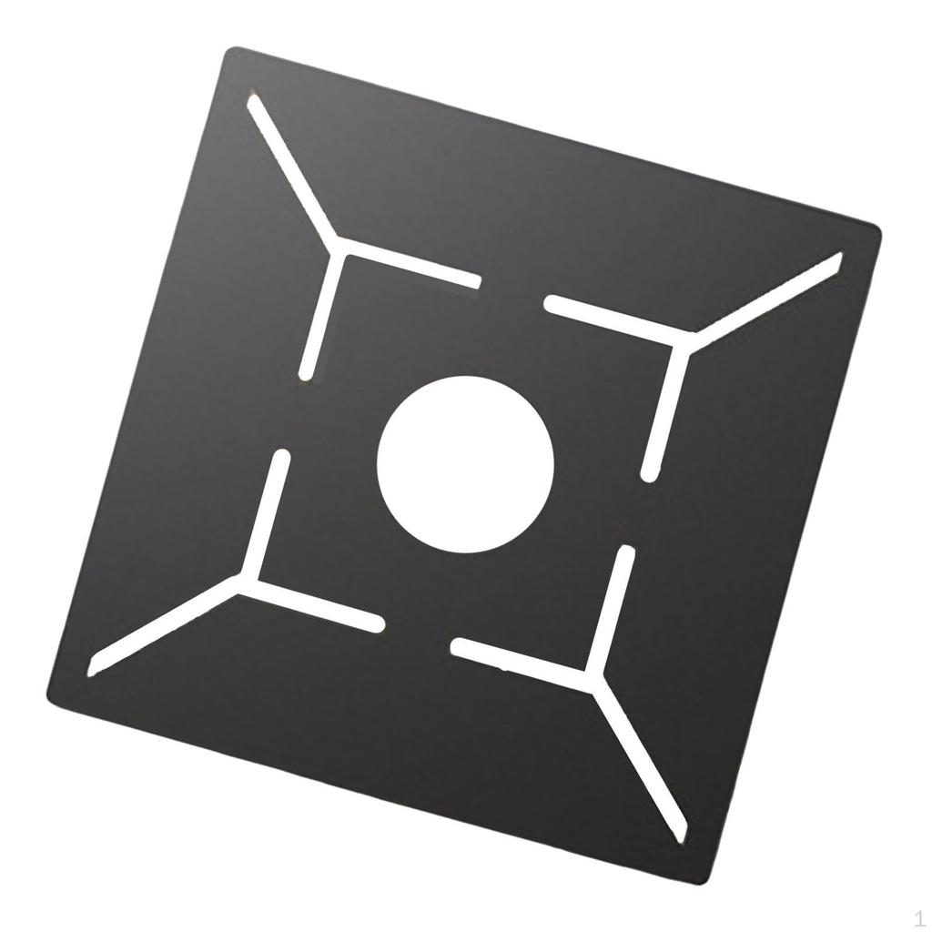 Floor Drain Measuring Ruler Architectural Scale Positioning Measurement Tool Black Woodworking