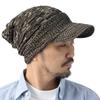 Вязаная шапка с вязаным козырьком Casquette Large Small Face Sun Mountain Fishing [regnuu] Козырек, Кепка, Шляпа, Мужская, Женская, Размер, УФ, Защита, Защита, Весна,