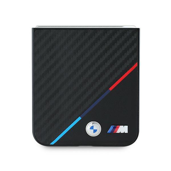 BMW Bmhczf623Pudtk Z Flip6 F741 Черный/Black Жесткий чехол Карбон Триколор