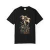Greenhouse Alien Lily Graphic T-Shirt Black Front Print Comfort Colors 1717