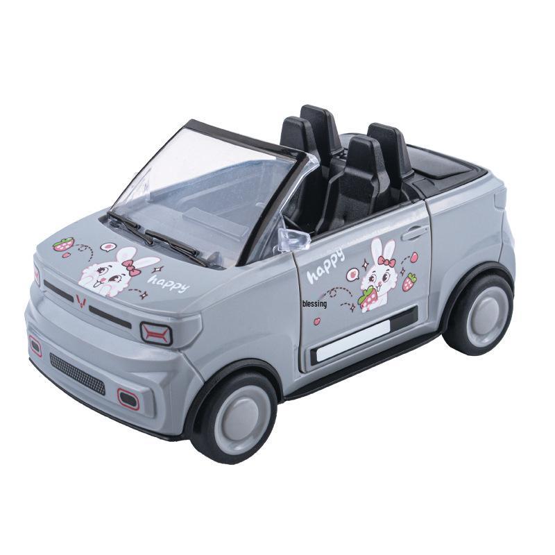 Детская мультяшная инерционная мини-спортивная машинка - Модель Wuling Hongguang для мальчика и девочки