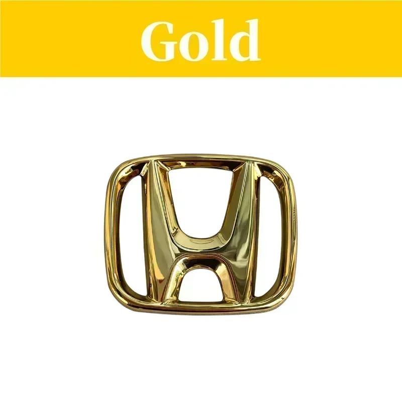 ABS Cars Logo Front Grille Rear Trunk Emblem for Honda Accord Civic Type-R CRV HRV FIT Jazz Steering Wheel Stickers Accessories aig256