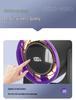 Portable Rechargeable Electric Leafless Desktop Fan with High-Speed Turbine for Dormitory Use