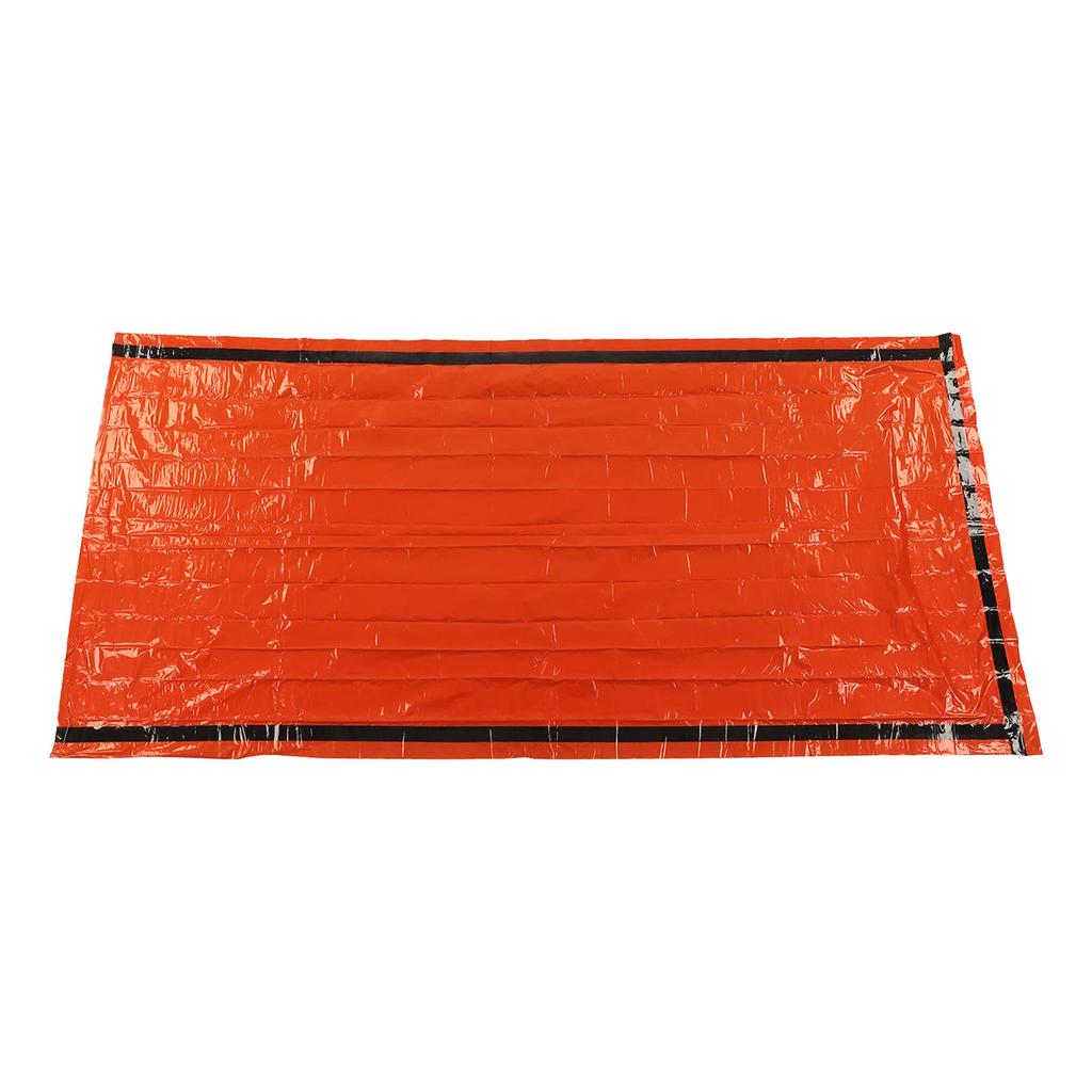 Аварийный спальный мешок для выживания Термоизоляция ПЭ Алюминиевая пленка Мешок-бивак для выживания с сумкой для хранения для улицы