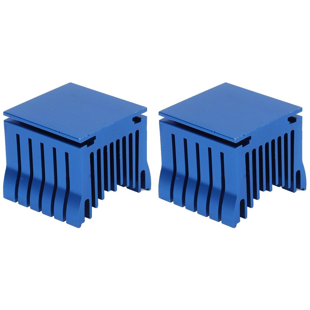 2 шт. Алюминиевый радиатор-кулер для материнской платы 3D-принтера, чипсета южного и северного моста, одинарное охлаждение, синий