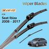 Передние и задние щетки стеклоочистителя для Seat Ibiza 6J Mk4 2008 - 2017 2015 2012 2010 Хэтчбек Купе Щетки для лобового стекла