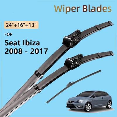 Передние и задние щетки стеклоочистителя для Seat Ibiza 6J Mk4 2008 - 2017 2015 2012 2010 Хэтчбек Купе Щетки для лобового стекла