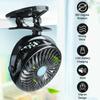 ABS Clip On Fan Portable USB Rechargeable Fan Mini Desk Fan  Baby Stroller