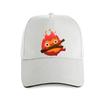 Новинка 2021 года, бейсболка Fire Demon, Calcifer Howl Moving Castle Studio Ghibli, унисекс, повседневные топы в стиле Харадзюку, майка