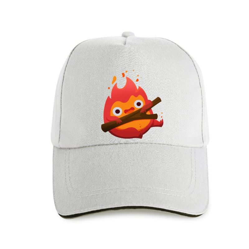 Новинка 2021 года, бейсболка Fire Demon, Calcifer Howl Moving Castle Studio Ghibli, унисекс, повседневные топы в стиле Харадзюку, майка