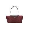 Longchamp Le Pliage Дизайн Логотипа Бренда Нейлоновая Сумка-тоут для Покупок Ручная Сумка на Плечо Большая Женская сумка-тоут Гранат 1899919P98