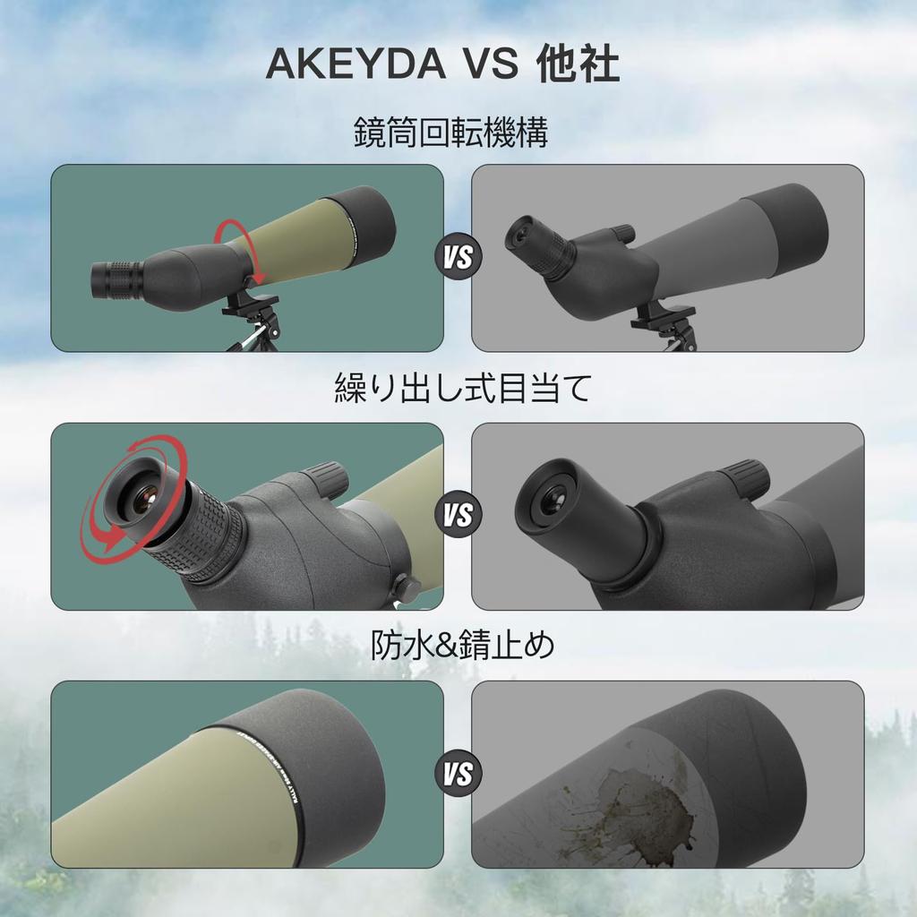 Akeyda полевой телескоп телескоп для наблюдения за птицами телескоп с большим увеличением монокуляр с большим увеличением телескоп для смартфона зрительная труба стрельба из лука птица
