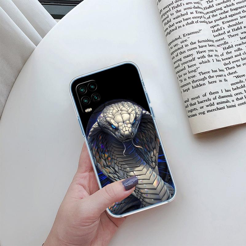 BH15 Cobra Snake Transparent Phone Case for Motorola Moto G40 G04 G05 One Ace Action Fusion + Plus Hyper Macro Vision Zoom