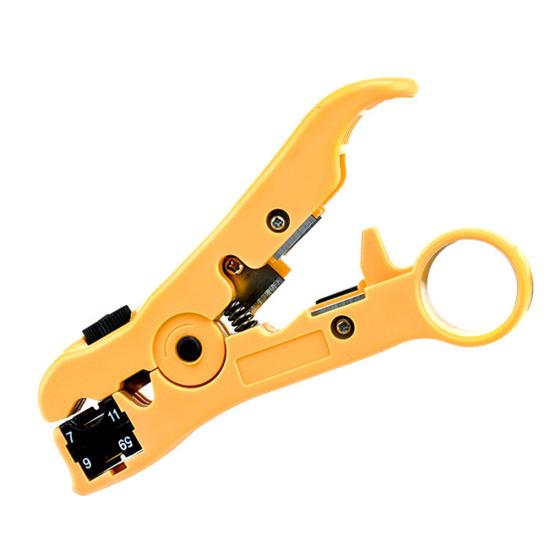 Multifunctional RG-59/6/7/11 Coaxial Cable UTP Cat5 Cat6 Wire Cutter Stripper