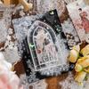 Серебряный кружевной набор наклеек «Утопия»: 6 стилей для DIY-журналов