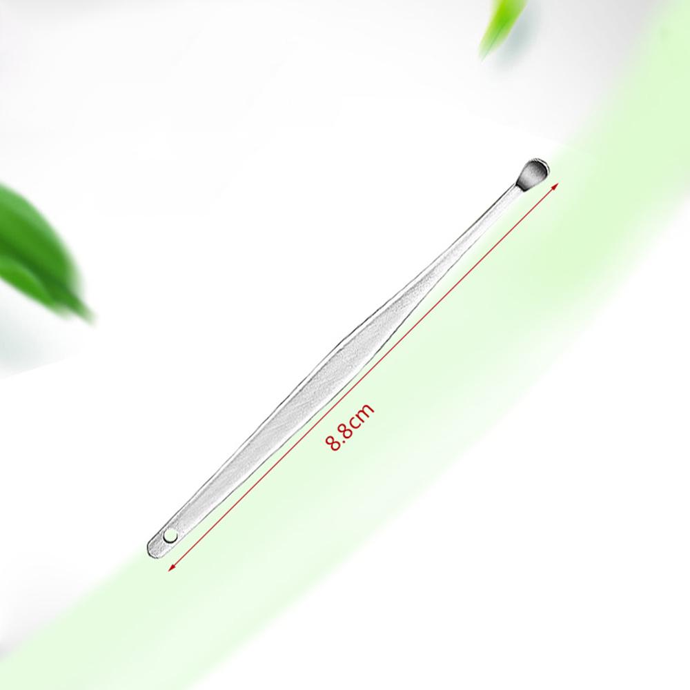 Наборы для чистки ушей из нержавеющей стали, 9 шт./компл., кюретка для удаления воска с ушами, гусиное перо, ушная палочка для ушей