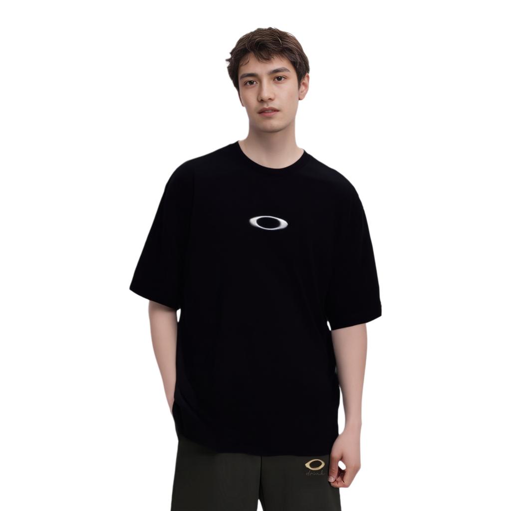 Oakley Футболки Унисекс Черные С Круглым Вырезом Умеренные FOA405444-02E-