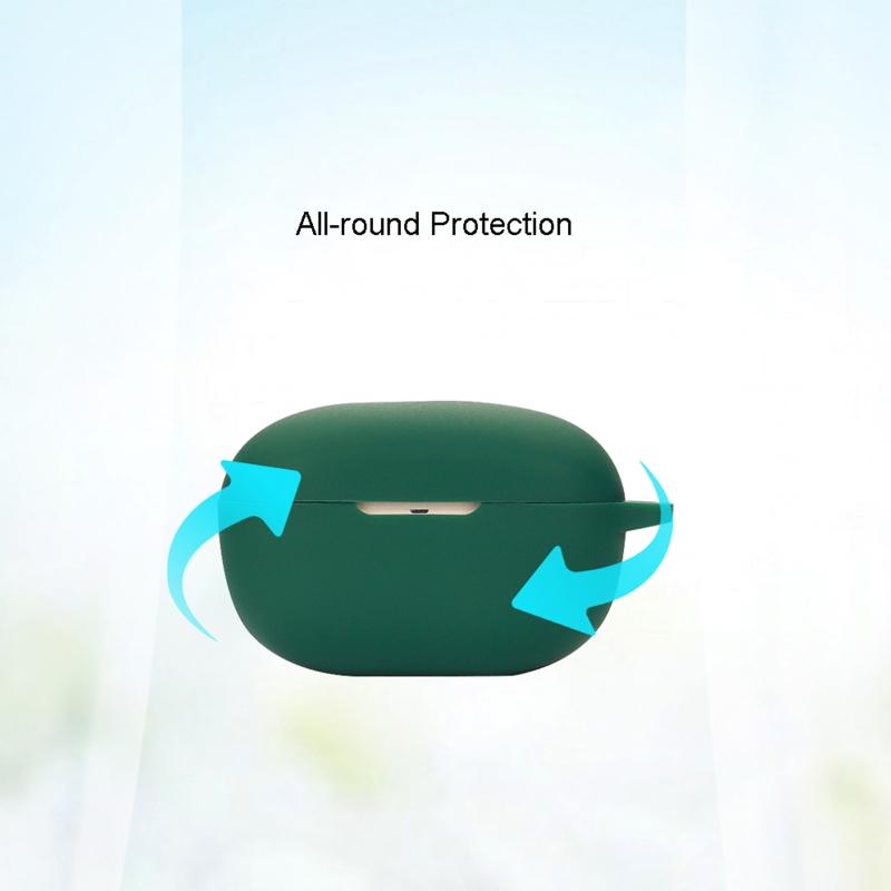 Housing for  Life Dot-3i Shockproof Wireless Headphone Silica Sleeve Impact-resistant Anti-dust Washable Cover