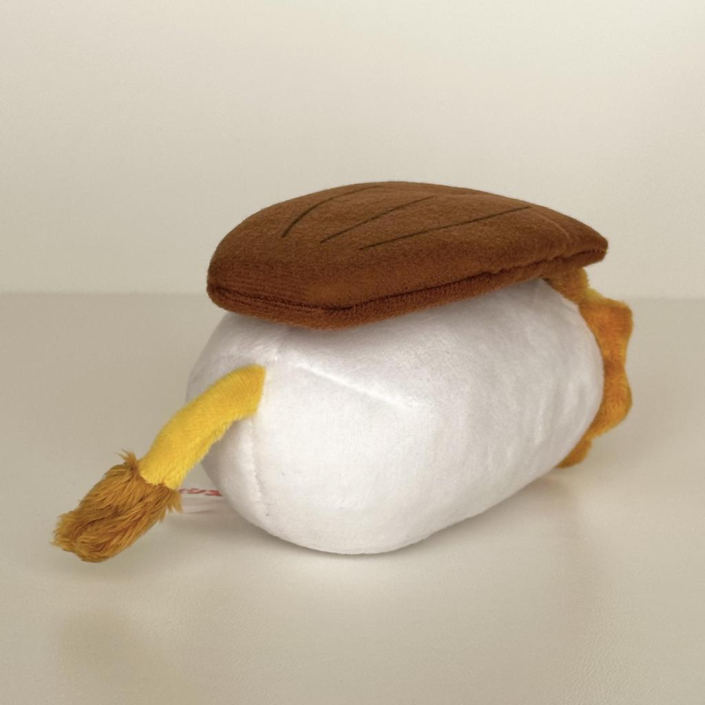 Sushi Zoo - Sushizoo Sushi Leo Lion Plush Mascot Keychain Mix of Sushi and Animals Sleepy Face The topping is a conger eel that can be removed Fluffy