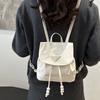 Backpack Girls 2025 New Fashion Design Niche Mini Small Lightweight White Cute Shopping Backpack