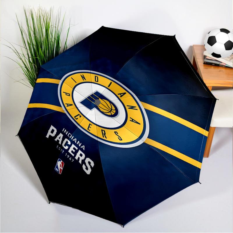 Pacers Basketball Team  Umbrella 8-Frame for Travel, Camping, Casual Lightweight Portable Umbrella, Essential for Every Family Holidays Gift