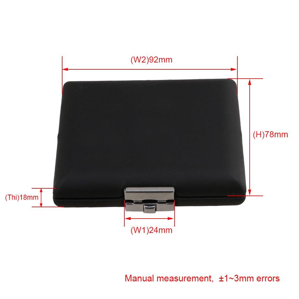 Yibuy Коробка для тростей гобоя на 6 тростей, 9,2 x 7,8 x 2 см, Черный