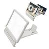 3X Upgrade and Reinforce Acrylic    ABS 3D Video Mobile Phone Screen Magnifier for Movies / Videos with Mobile Phone Bracket