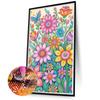Flower 5D DIY Special Shape Crystal Partial Diamond Painting Kit Home Wall Decor