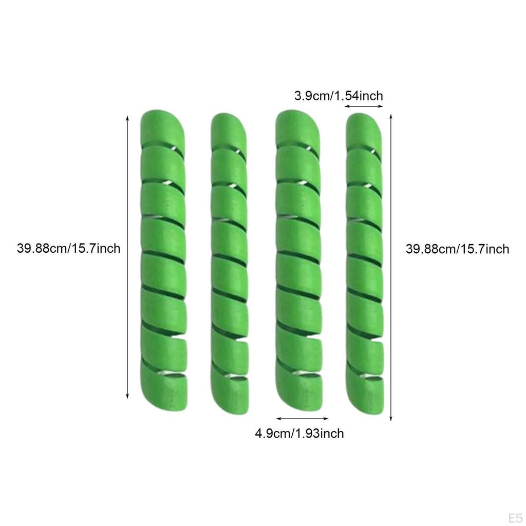 4 шт. Защитный рукав для дерева Легкий в использовании Чехол для защиты дикой природы Портативный Защита саженцев