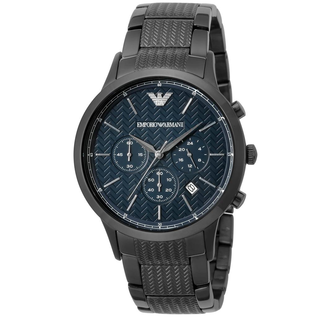 EMPORIO ARMANI CLASSIC AR2505 men's watch 43mm blue quartz