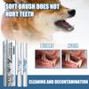 2x Pet Tooth Pen для собак и кошек для очистки зубов от зубного камня, удобная для путешествий, простая в использовании чистка зубов и десен домашних животных