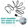 A51K-For Outboard Motor(70Cm/27.6In Line Length) Trim& Tilt Switch Assy 704-82563-31-00 Part Numbers 704-82563-31 704-825