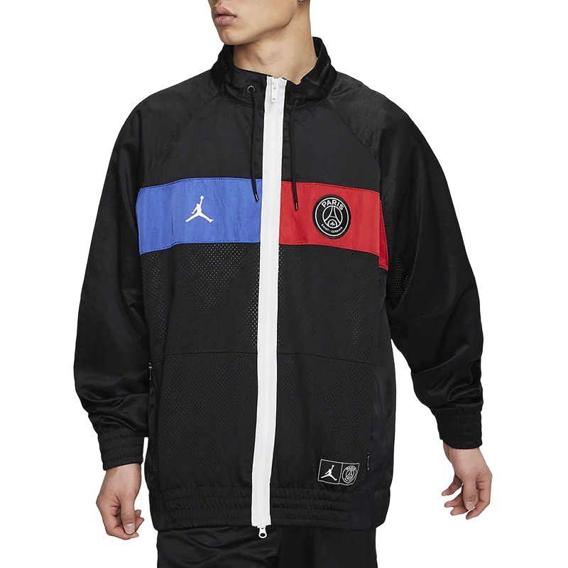 Jordan Костюм PSG JKT PANT Куртки Мужские Черный Стойка Умеренный Другое BQ8370-011