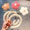 Adjustable Cute Plush Flower Headband Non-slip Hair Accessories High Quality Hairband